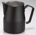 Black professional milk jug